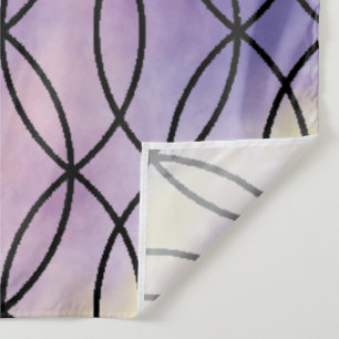 Zig Zag Pattern, Paars Wandkleed
