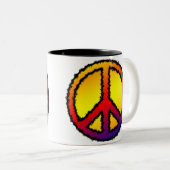 Zig Zag Peace Mug (Devant droit)