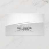 Zig Zag Purple Carte de visite (Dos)