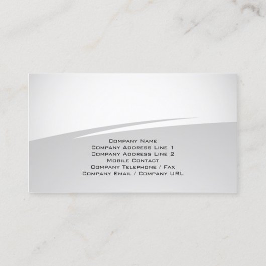 Zig Zag Purple Carte de visite (Dos)