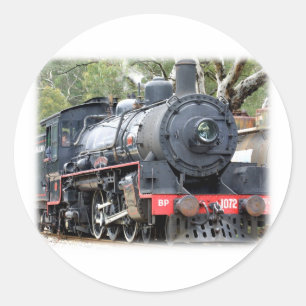 Zig Zag Railway Stoomlocomotief 9J54D-01 Ronde Sticker