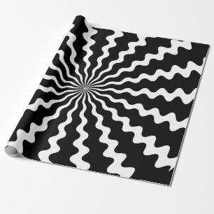 Zig Zag Spiral Wrapping Paper Cadeaupapier