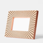 Zig Zag Starburst Design Gegraveerde Lijstjes (Links)