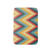 Zig Zag Striped Background 2 Badmat (Voorkant Verticaal)