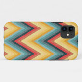 Zig Zag Striped Background 2 Case-Mate iPhone Case (Achterkant (horizontaal))