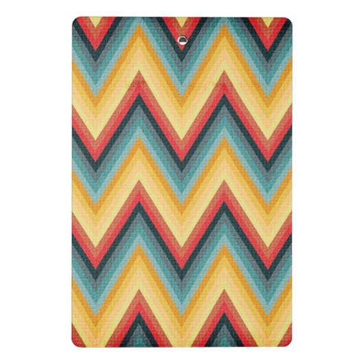 Zig Zag Striped Background 2 Mini Klembord (Achterkant)
