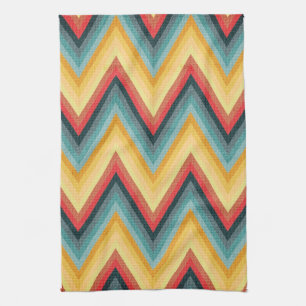 Zig Zag Striped Background 2 Theedoek