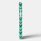 Zig Zag Striped Background Case-Mate iPhone Case (Achterkant / Links)