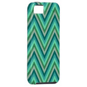 Zig Zag Striped Background Case-Mate iPhone Case (Back/Rechts)
