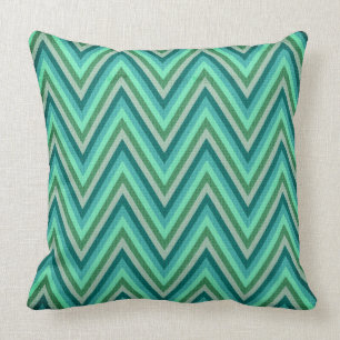 Zig Zag Striped Background Kussen