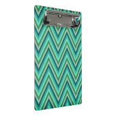 Zig Zag Striped Background Mini Klembord (Schuin)