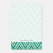 Zig Zag Striped Background Post-it® Notes (Voorkant)