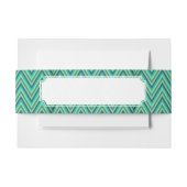 Zig Zag Striped Background Uitnodigingen Wikkel (Voorkant Voorbeeld)