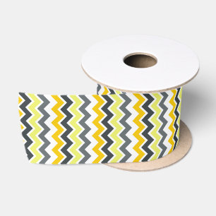 ZIG ZAG STRIPES SATIN RIBBON LINT