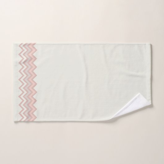 Zig Zag Stripes tekenen in kalm Waterverf Bad Handdoek (Handdoek)