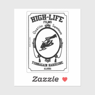 Zig Zag (Turnagain Hard Core) Die Cut Sticker