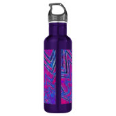 Zig zag waterfles  (Achterkant)