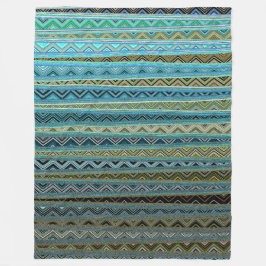 ZIG ZAGGING IN HET ZESDE HEELAL FLEECE DEKEN