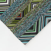 ZIG ZAGGING IN HET ZESDE HEELAL FLEECE DEKEN (Hoek)