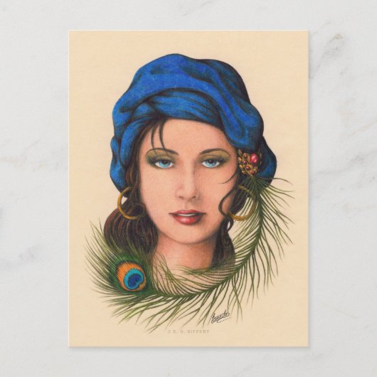 zigeuner briefkaart (Voorkant)