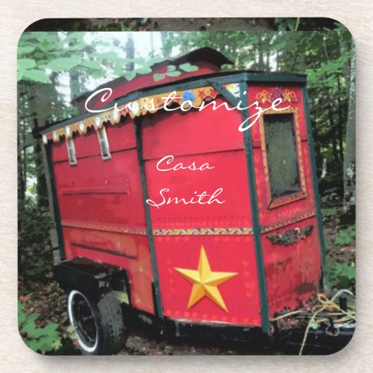  zigeunercaravan Thunder_Cove Bier Onderzetter (Voorkant)