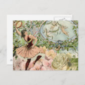  zigeunerdanserende epphemera briefkaart (Voorkant / Achterkant)