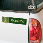 Zigeunerdeurdetail Bumpersticker (Op Truck)