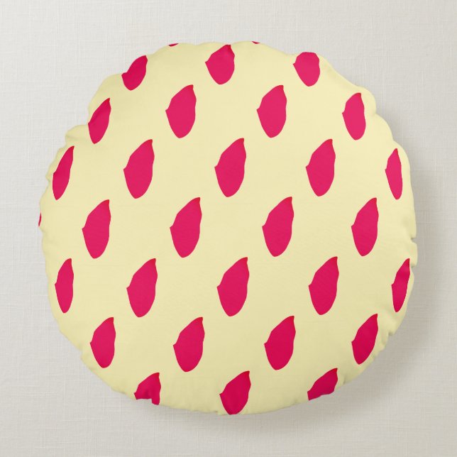 Zigeunerontwerp Rond Kussen (Voorkant)