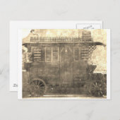  zigeunerwagon briefkaart (Voorkant / Achterkant)
