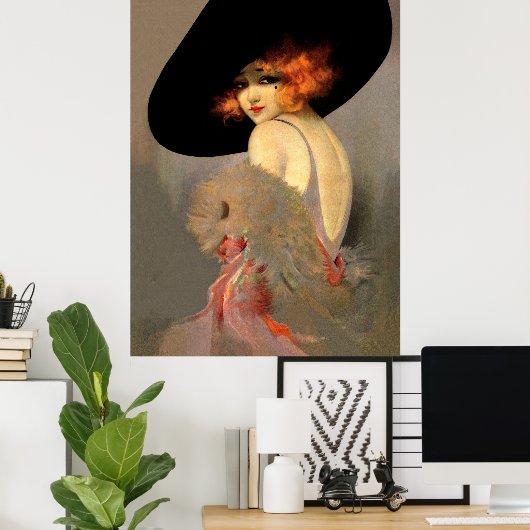 zigfield flapper poster (Thuiskantoor)