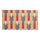 Ziggy – Glam Rock Pillowcase Kussensloop (Achterkant-Rechts)