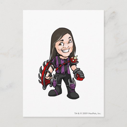 Ziggytron Darigan Citadel Briefkaart (Voorkant)