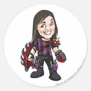 Ziggytron Darigan Citadel Ronde Sticker