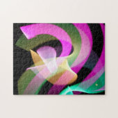 Zigzaag Puzzle Abstract Legpuzzel (Horizontaal)