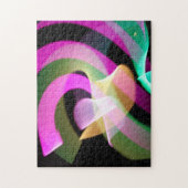 Zigzaag Puzzle Abstract Legpuzzel (Verticaal)