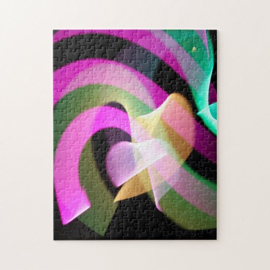 Zigzaag Puzzle Abstract Legpuzzel (Verticaal)