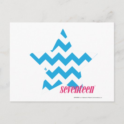 ZigZag Aqua 2 Briefkaart (Voorkant)