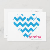 ZigZag Aqua 4 Briefkaart (Voorkant / Achterkant)