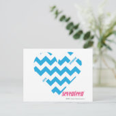 ZigZag Aqua 4 Briefkaart (Staand voorkant)