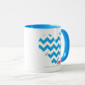 ZigZag Aqua 4 Mok (Voorkant rechts)