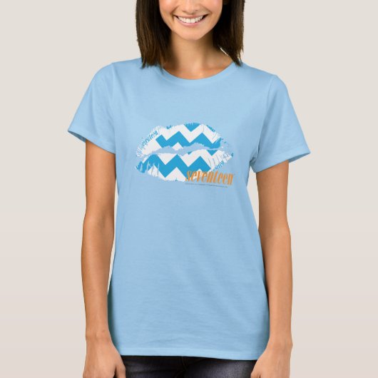 ZigZag Aqua T-shirt (Voorkant)