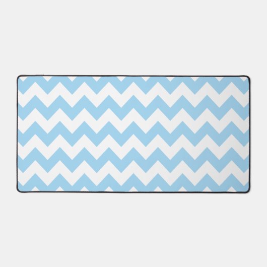 Zigzag bleu, Chevron bleu, Motif géométrique (Recto)