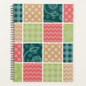 Zigzag, Chevron, En vichy, Pois, Patchwork (Devant)