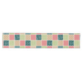 Zigzag, Chevron, Gingham, Polka Dots, Patchwork Medium Tafelloper (Horizontaal)
