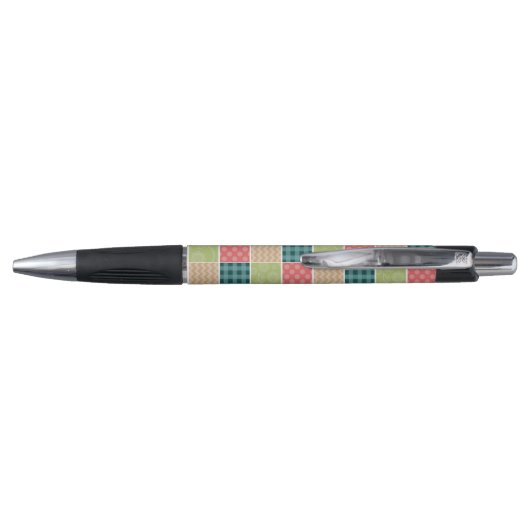 Zigzag, Chevron, Gingham, Polka Dots, Patchwork Pen (Achterkant)