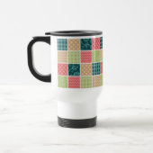 Zigzag, Chevron, Gingham, Polka Dots, Patchwork Reisbeker (Links)