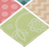 Zigzag, Chevron, Gingham, Polka Dots, Patchwork Tafelkleed (Gekanteld)