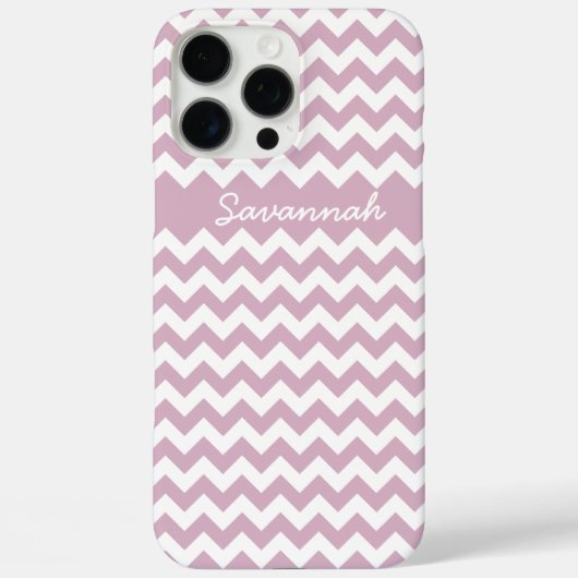 Zigzag Chevron Naam of Quote Elke kleur Case-Mate iPhone Case (Achterkant)