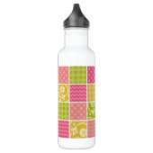 Zigzag, Chevron, Polka Dots, Gingham, Patchwork Waterfles (Links)