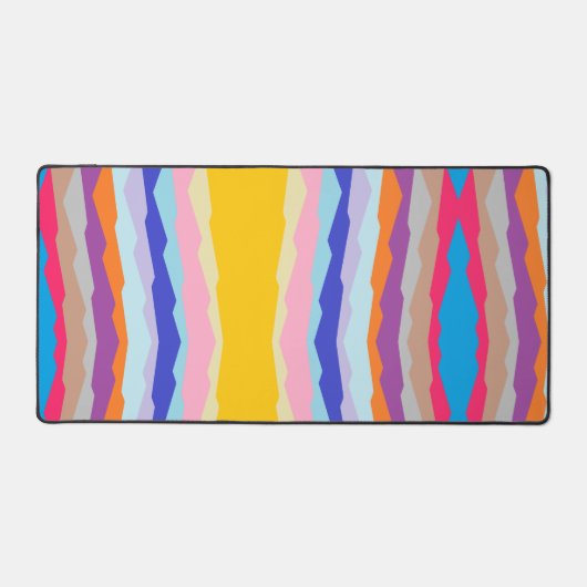 Zigzag coloré rayures motif (Recto)